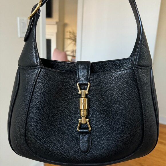 Gucci Jackie 1961 small natural grain bag black - Picture 9 of 9